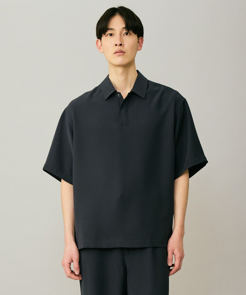 UNFILO MENS ダブルクロス ポロシャツ 