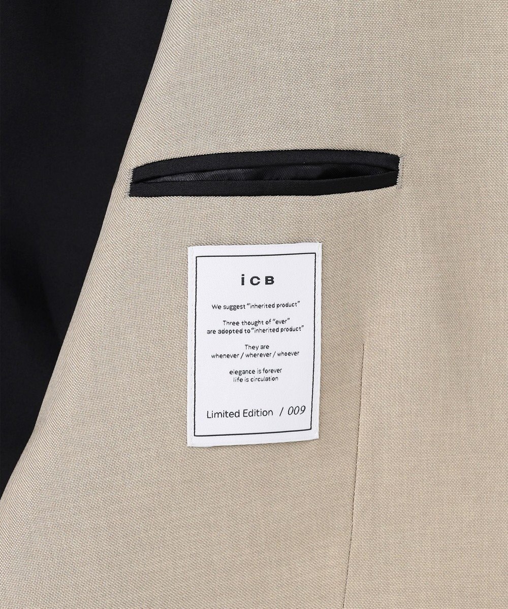 ICB L 【WEB＆一部店舗限定】SerikaWorsted  テーラードジレ 