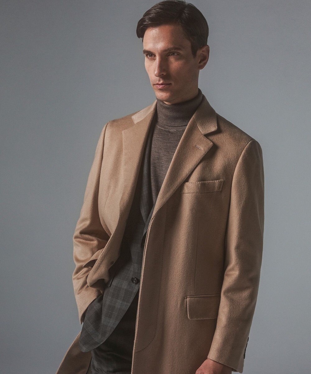 GOTAIRIKU 【CANONICO/カノニコ】 リベンジ 150's 通年スーツ（ブラウン×チェック） 