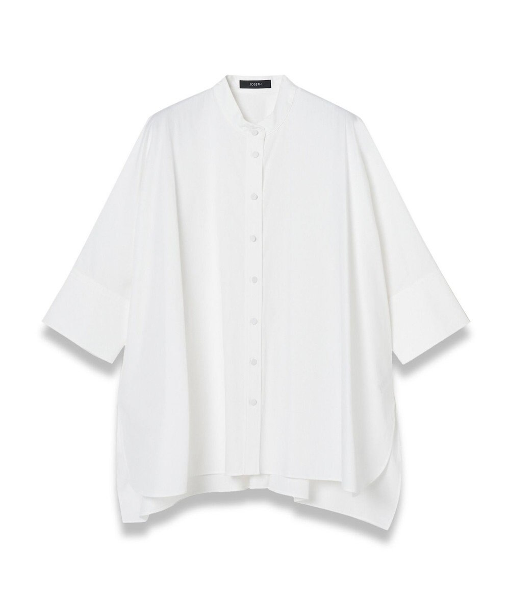 JOSEPH 【洗える】ポプリン　オーバーサイズシャツ 
