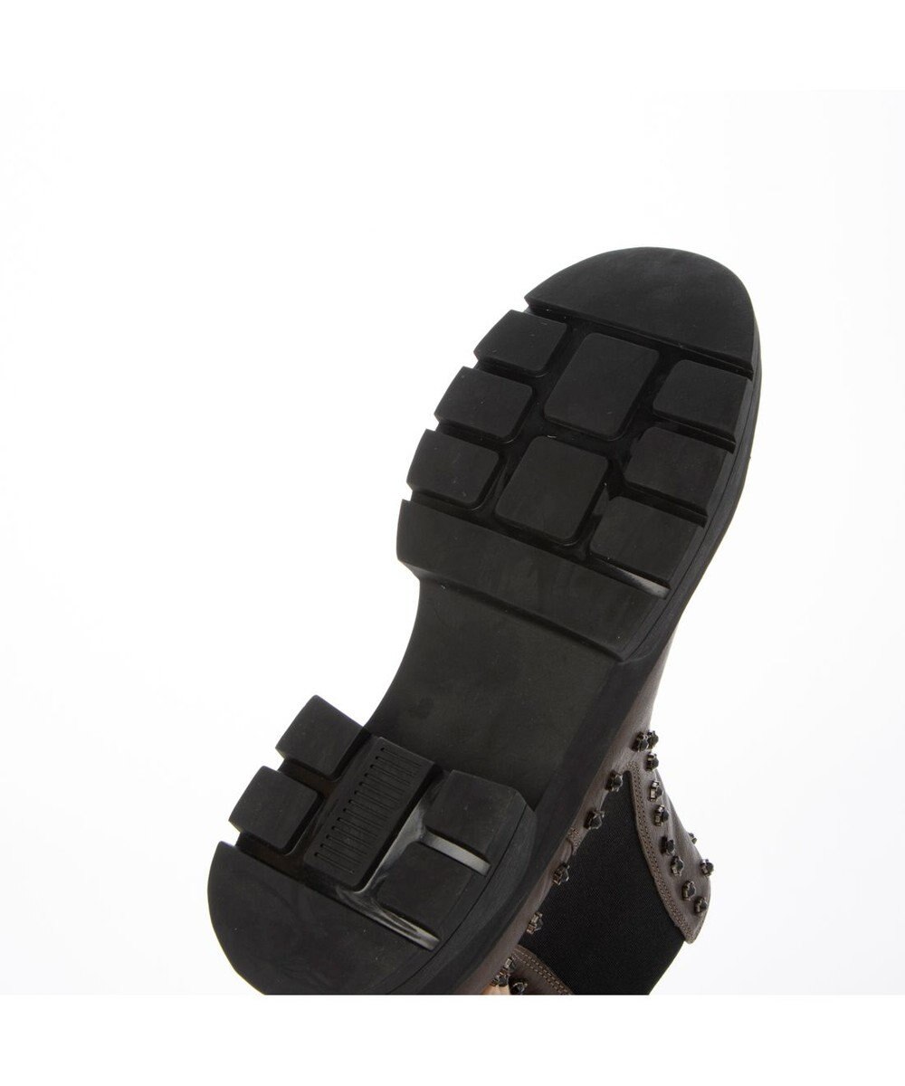 MODE ET JACOMO <carino>サイドゴアビジューショートブーツ 