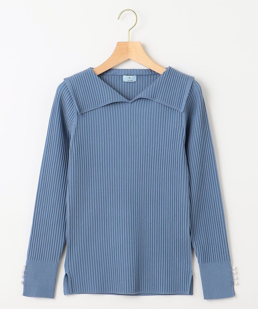 組曲 Elenaリブニット プルオーバー 