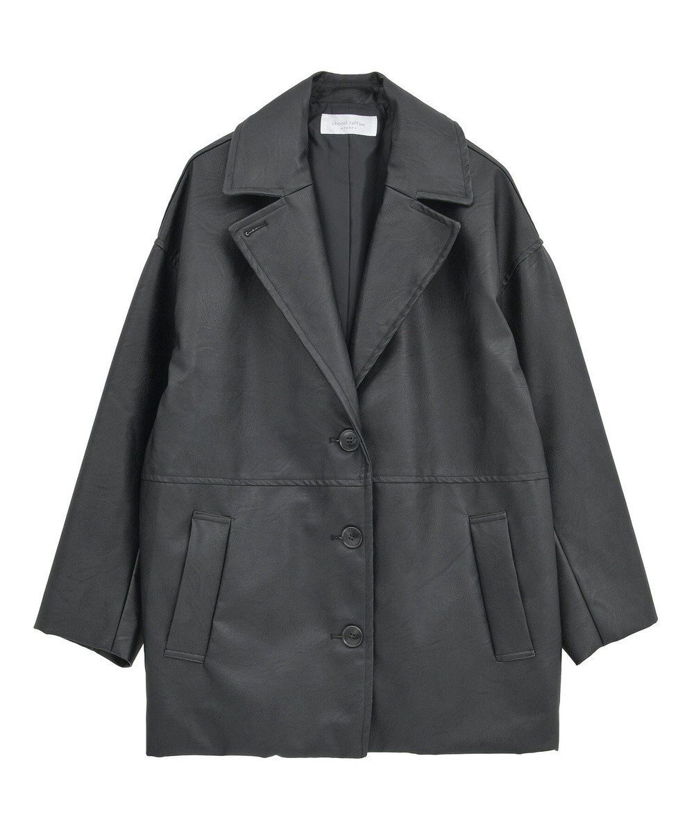 Green Parks フェイクレザージャケット 