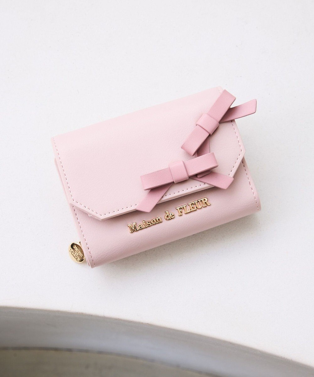 Maison de FLEUR プチリボンウォレット 