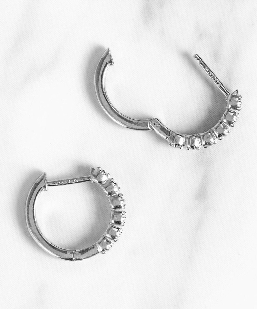 TOCCA 【WEB限定】FRILL DIAMOND PIERCED EARRINGS K10 ダイヤモンド ピアス 