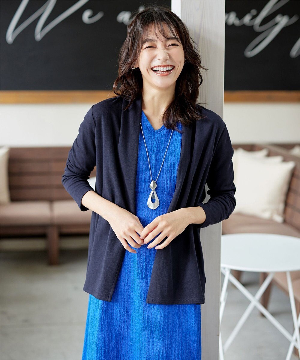 Tiaclasse 【新色追加・UVケア・接触冷感】“やみつき”着ながしロングカットソーカーデ 