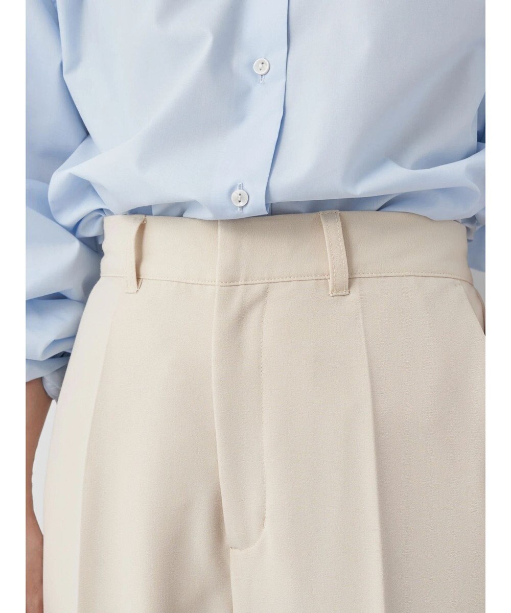 earth music&ecology Ｔ／Ｒストレートパンツ（Ｉｖｏｒｙ） 