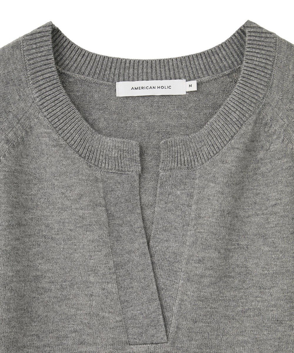 AMERICAN HOLIC バイパチカフタンラグランニットプルオーバー 