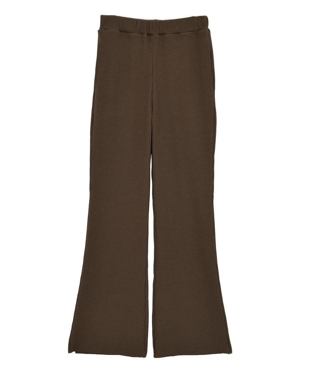 earth music&ecology セルフカットテレコフレアパンツ 