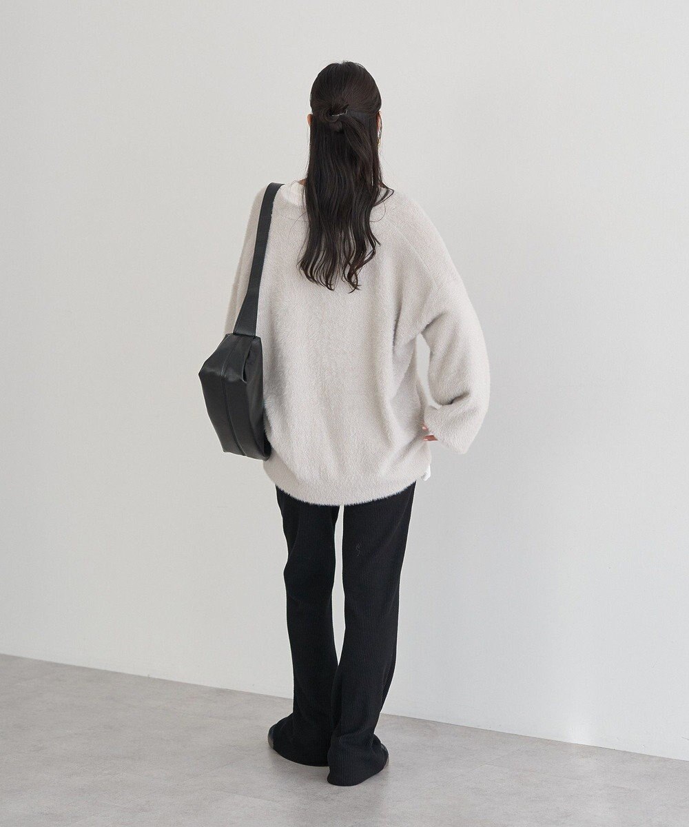 earth music&ecology セルフカットテレコフレアパンツ 