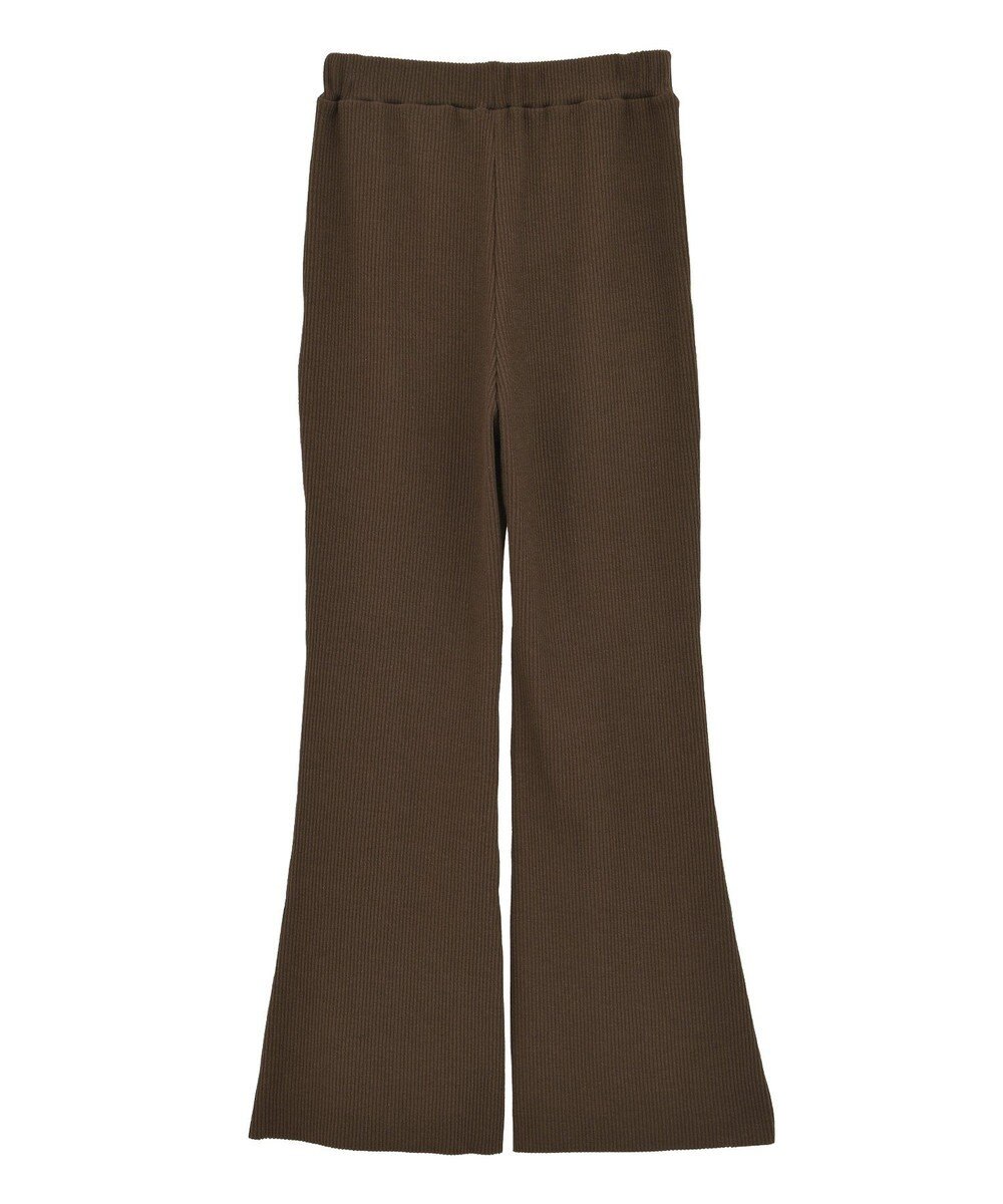 earth music&ecology セルフカットテレコフレアパンツ 