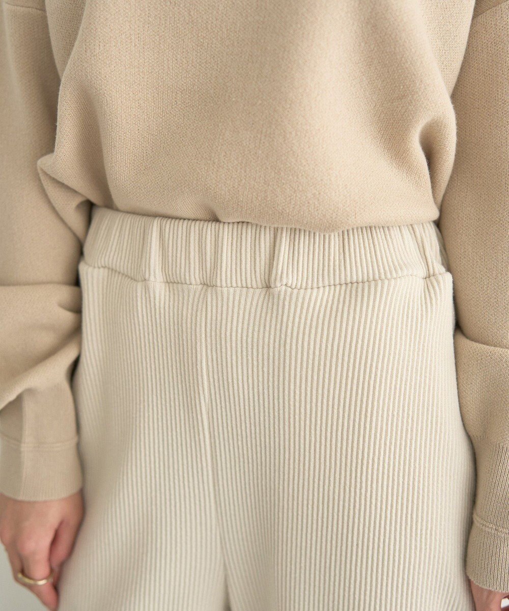 earth music&ecology セルフカットテレコフレアパンツ 