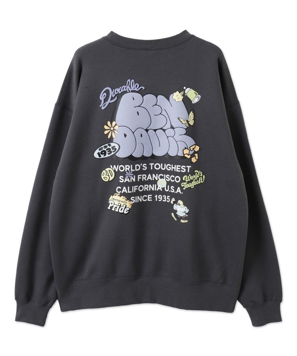 WEGO 【ユニセックス着用ITEM/MLサイズ展開/裏起毛】別注BENDAVISプランプロゴプルオーバー 