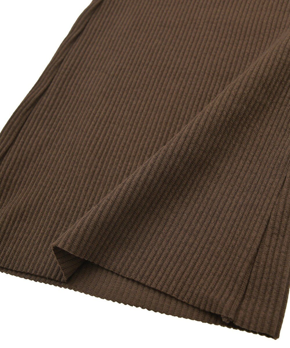 earth music&ecology セルフカットテレコフレアパンツ 