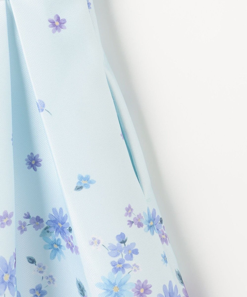 ANY KIDS 花柄プリント ワンピース 