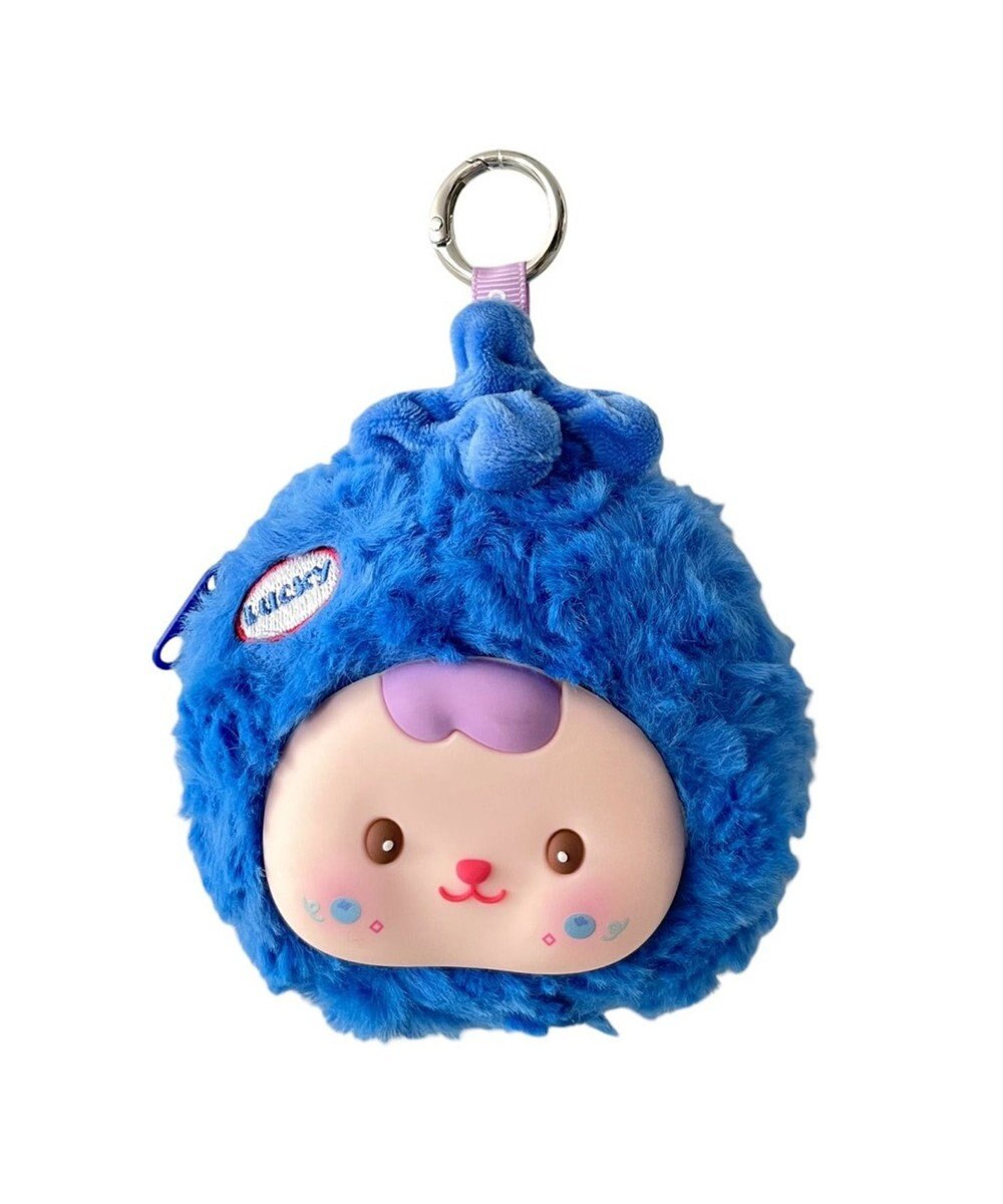 WEGO ぷっくりフルーツフェイスぬいぐるみキーホルダー 