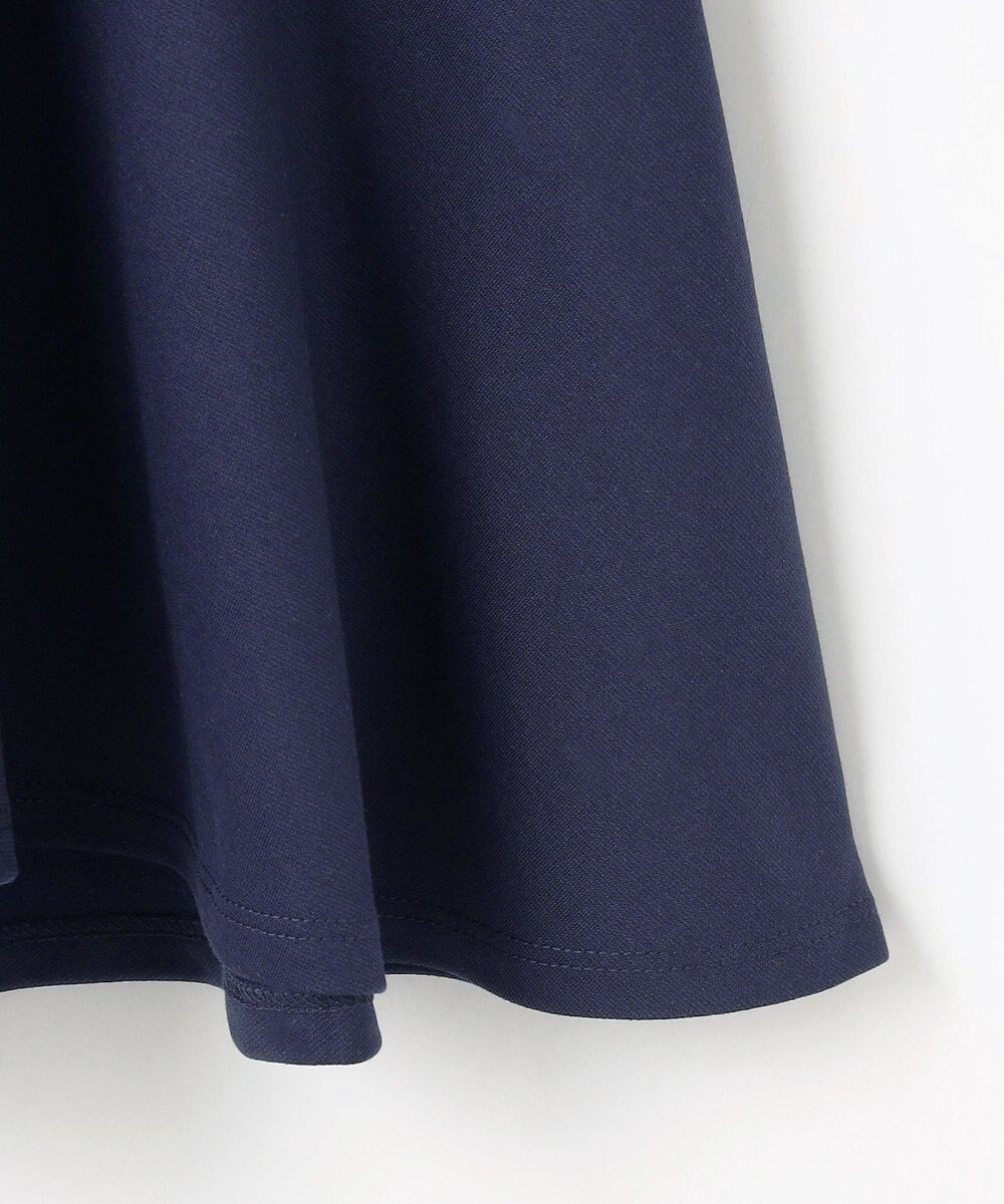 ANY ジョーゼット裏起毛ペプラムプルオーバー 