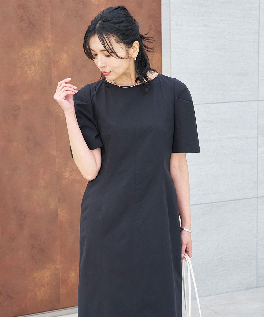 UNFILO L 【mi-molletコラボ】FINE MOVE Iラインワンピース 