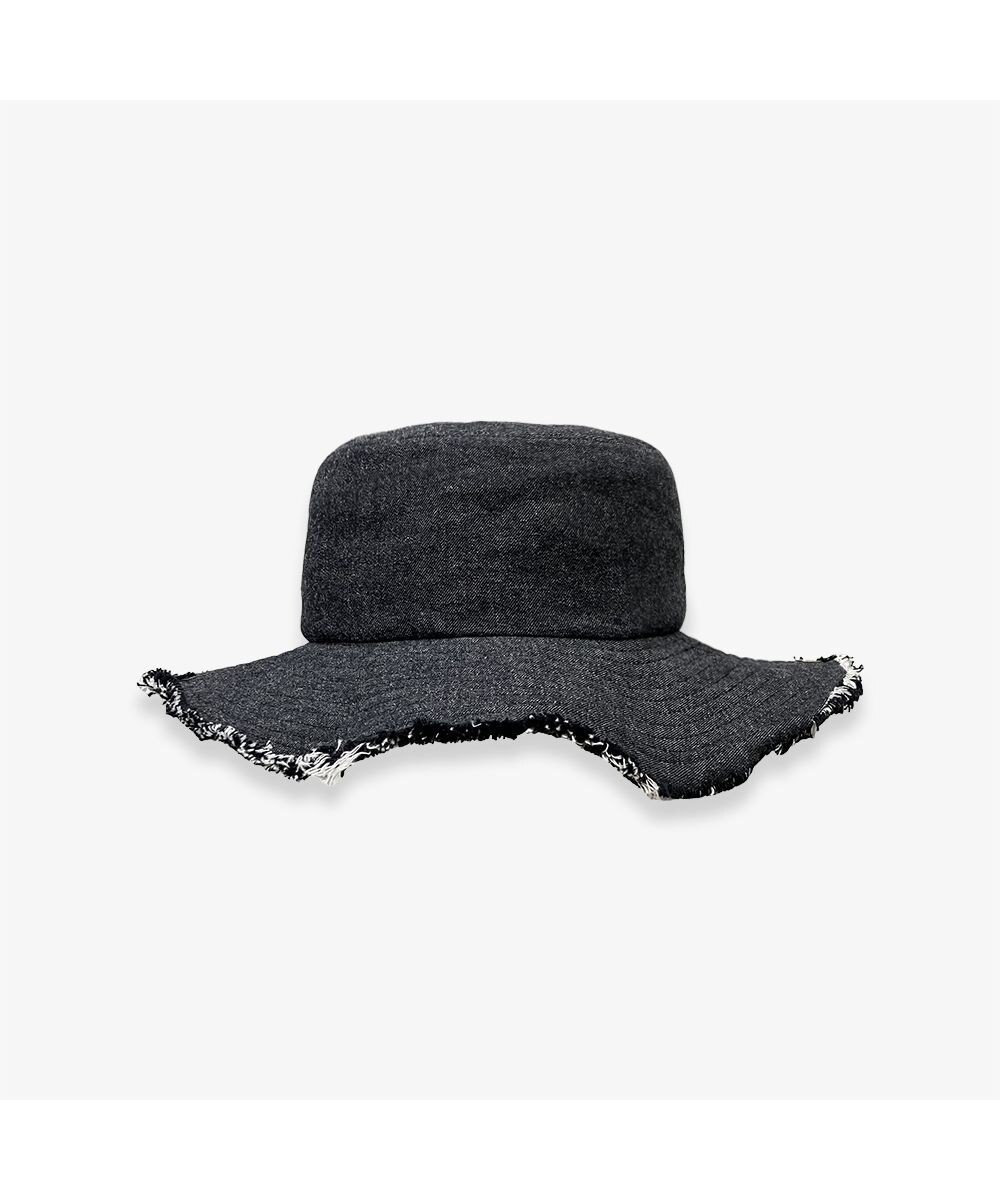 林八百吉商店 un chapeau  デニムフリンジハット 