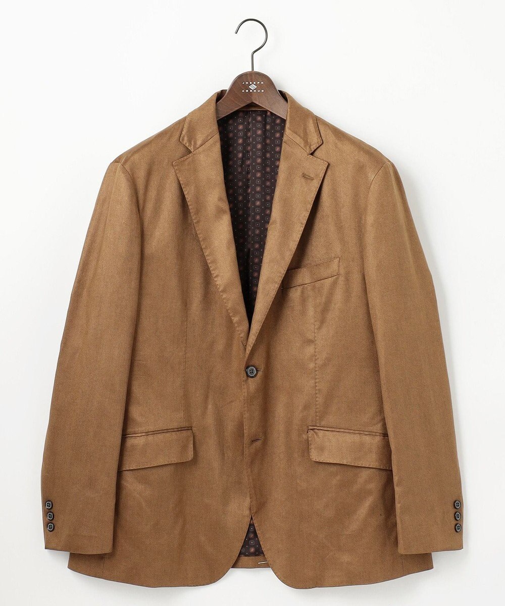 JOSEPH ABBOUD 【キングサイズ・ストレッチ/スウェードタッチ/JAPANファブリック】コマ スウェード ジャケット 