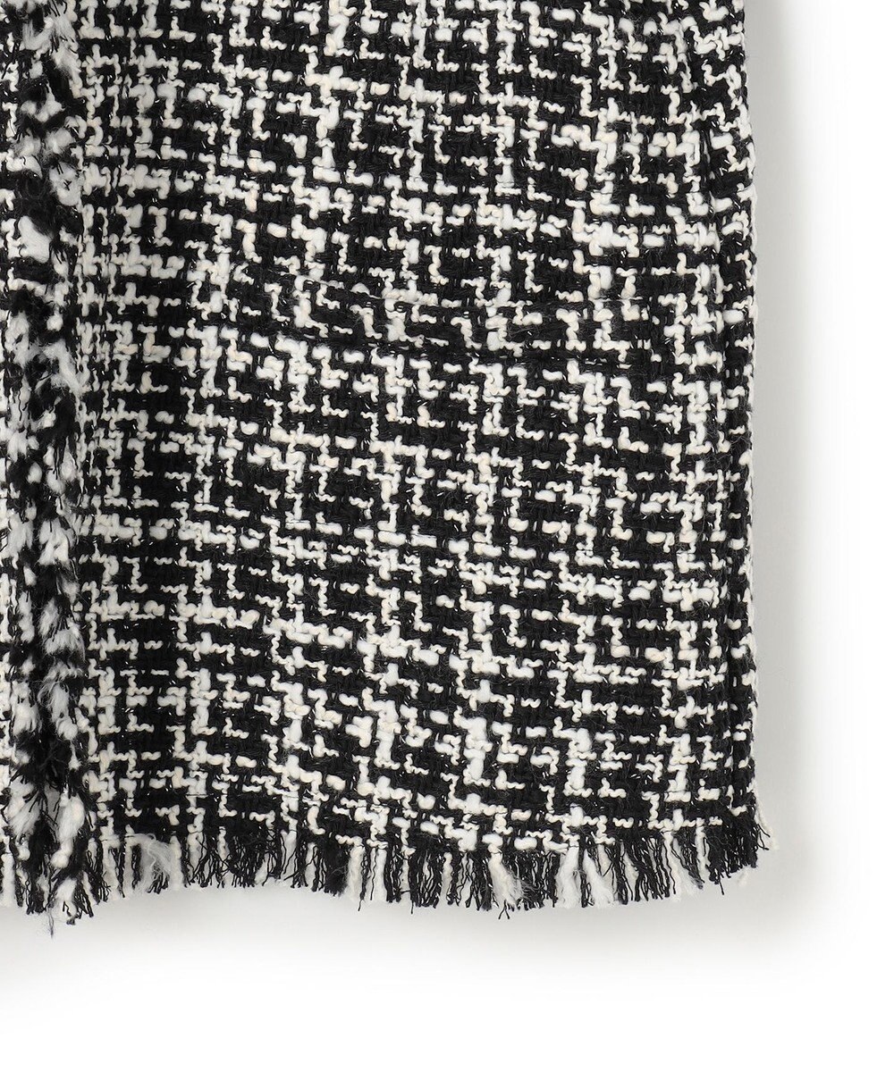 ICB 【CLASSY.1月号掲載】ルレックスツイード ノーカラージャケット 