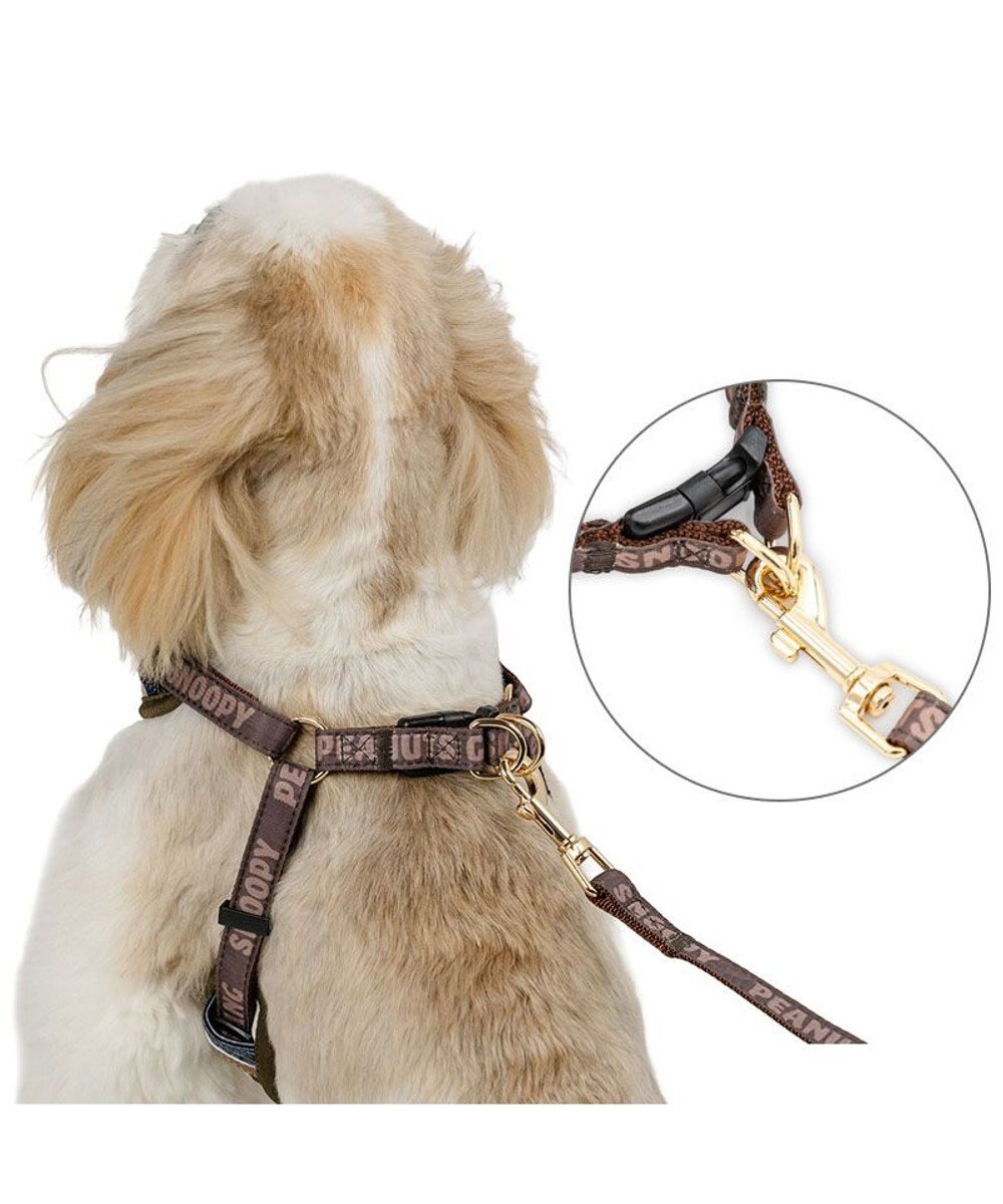 PET PARADISE スヌーピー ハーネス＆リード 《ワッペン柄》 Ｓ 小型犬 