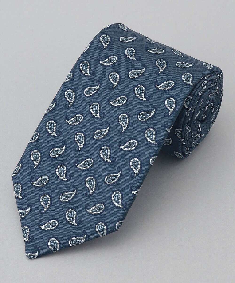 GOTAIRIKU GOTAIRIKU別注【日本製】シルク ネクタイ_ペイズリー小紋柄 