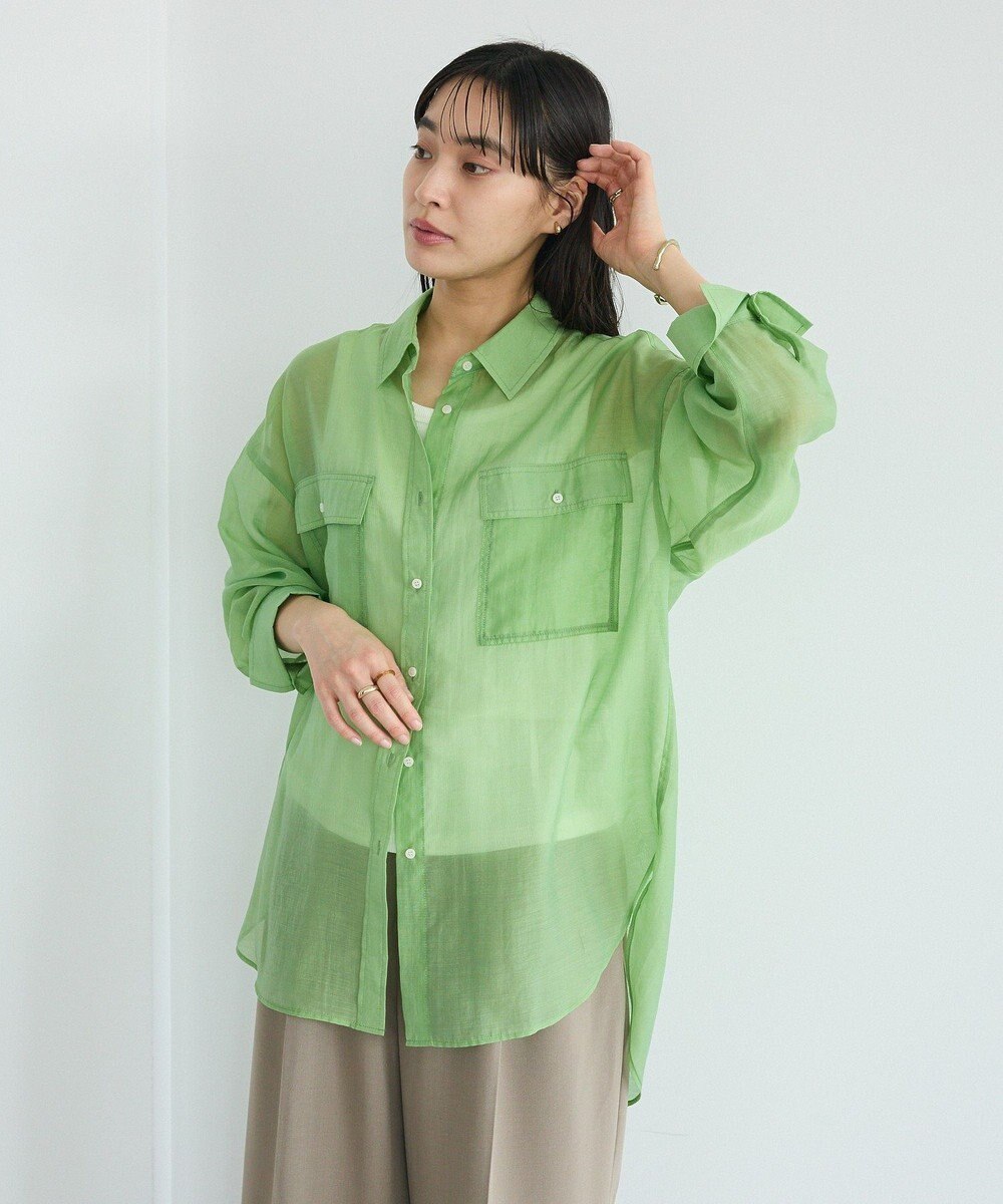 CRAFT STANDARD BOUTIQUE シアーハオリシャツ 