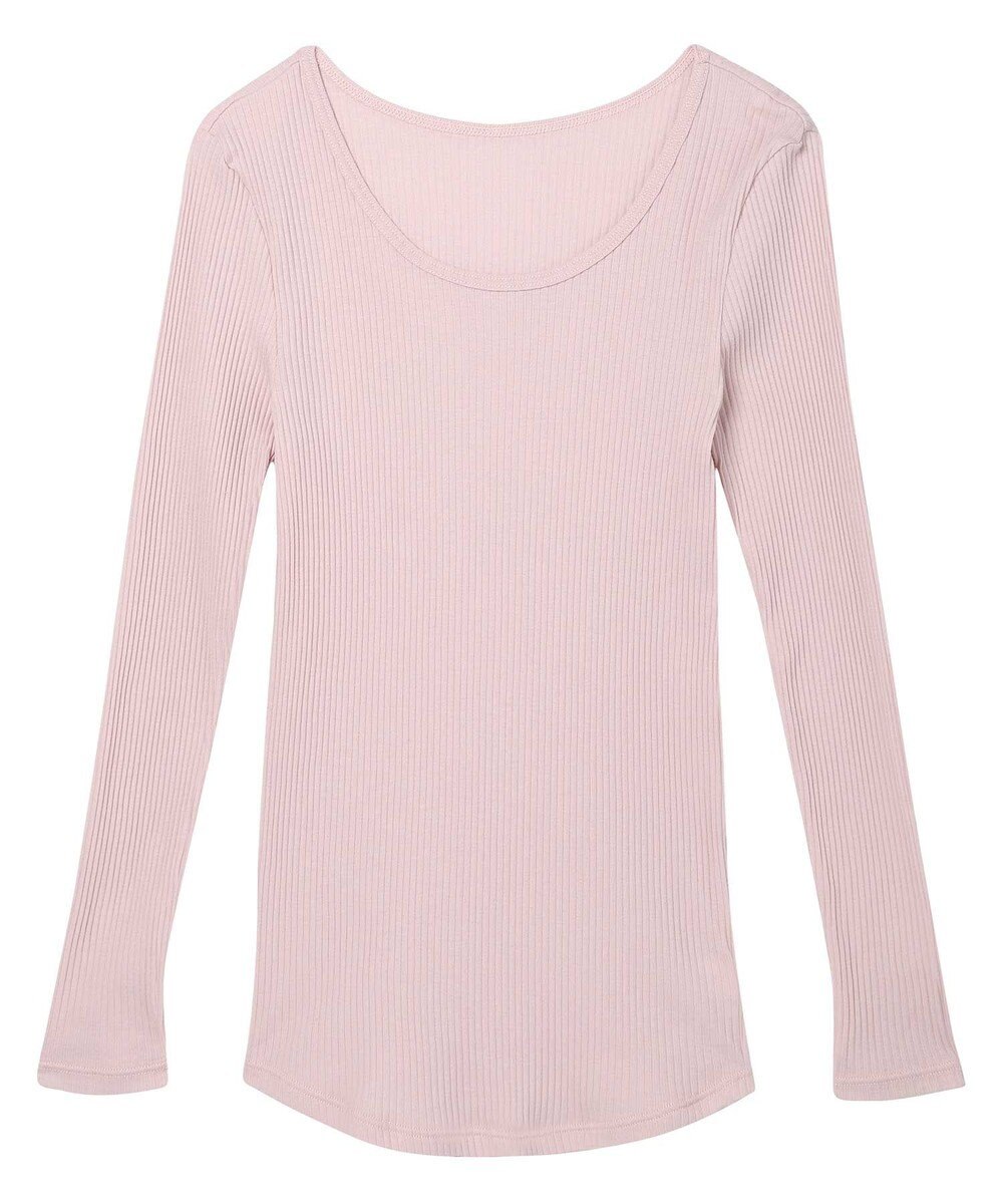 une nana cool 綿100%生地使用 リブ編みコットン 長袖シャツ 