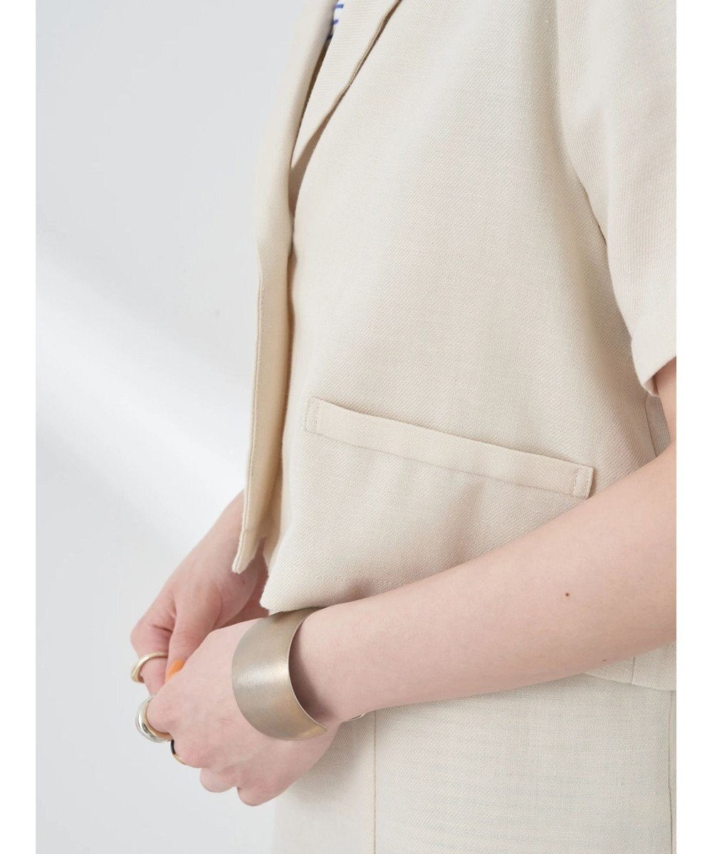 earth music&ecology リサイクルポリエステルブレンドショートシャツ 