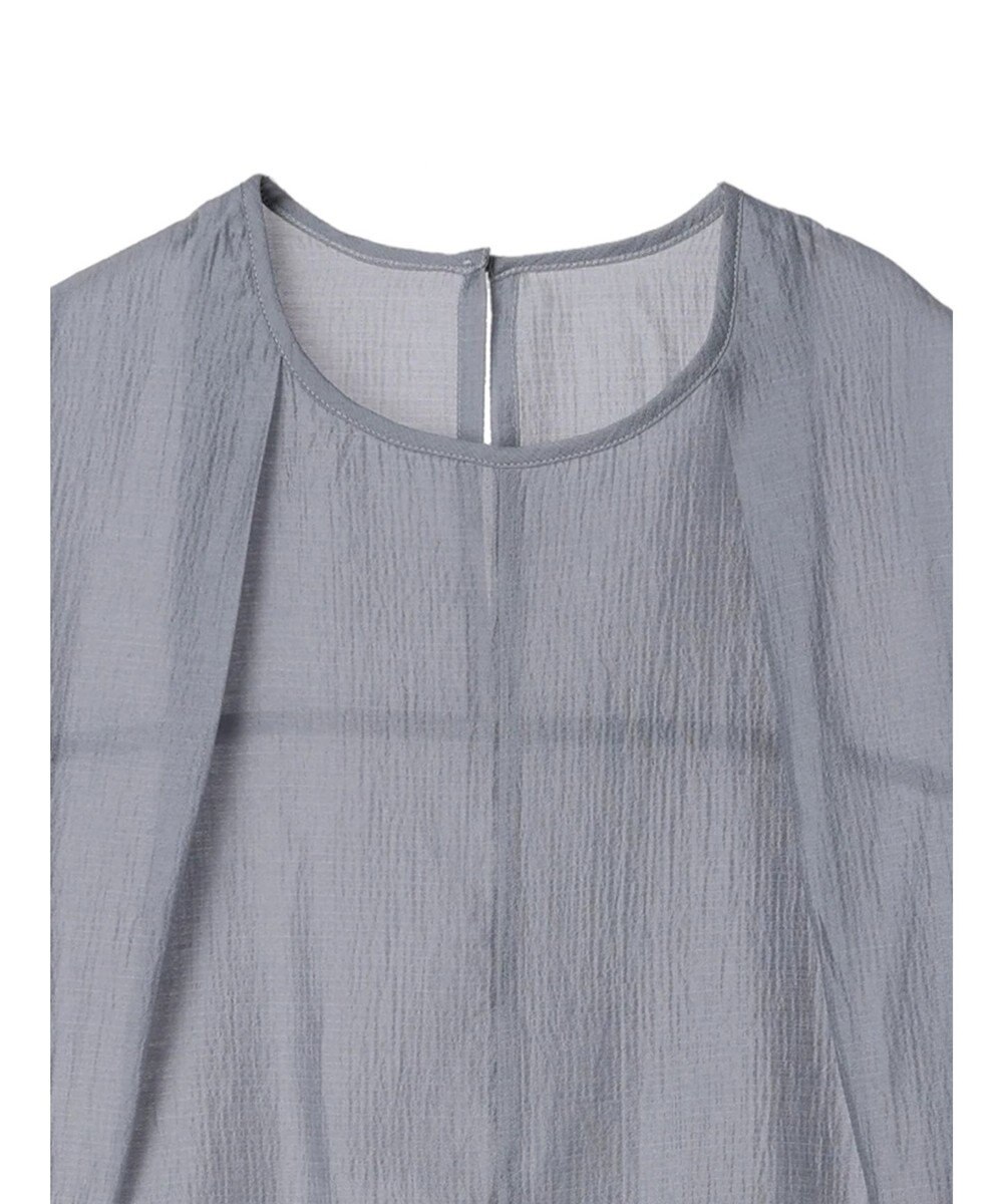 earth music&ecology バルーンスリーブブラウス 