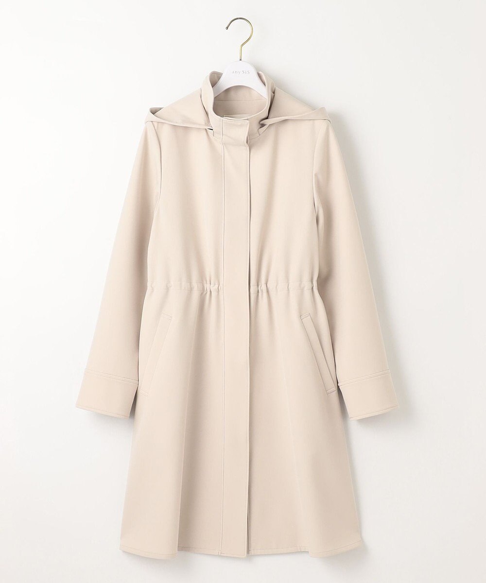 ANY SIS 【2WAY】フーデットロング アウター 