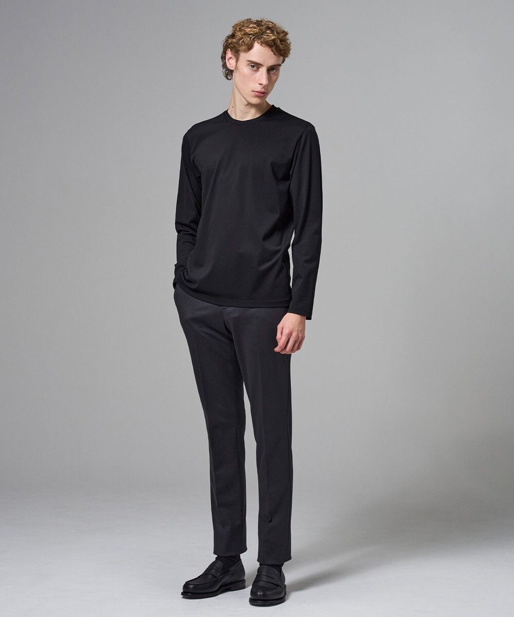 JOSEPH HOMME 新色追加【高機能素材】ハイゲージベアスムース　クルーネック長袖Ｔシャツ 
