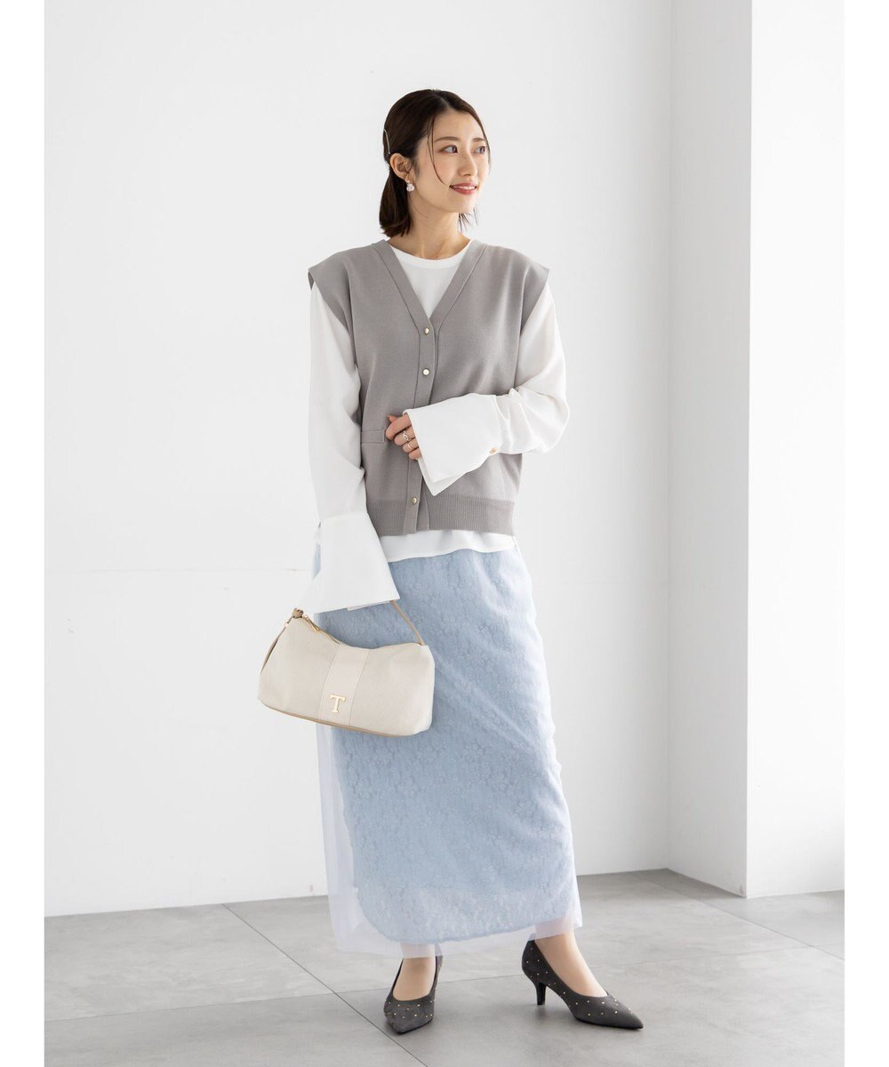 Te chichi 総針ポケット付きVネックベスト《2026 spring catalog item》 