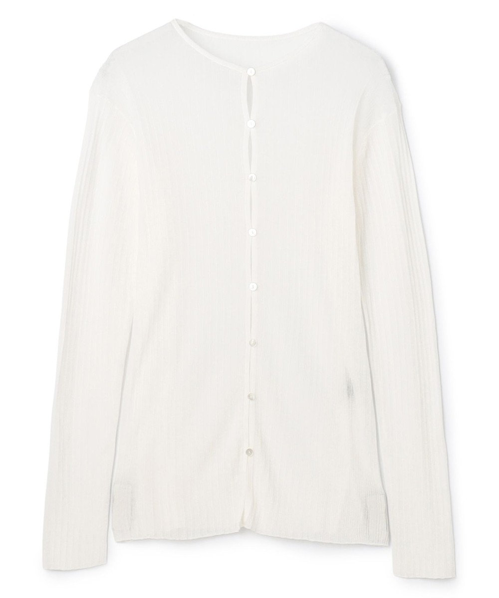 uncrave ランダムリブシアーニット カーディガン 