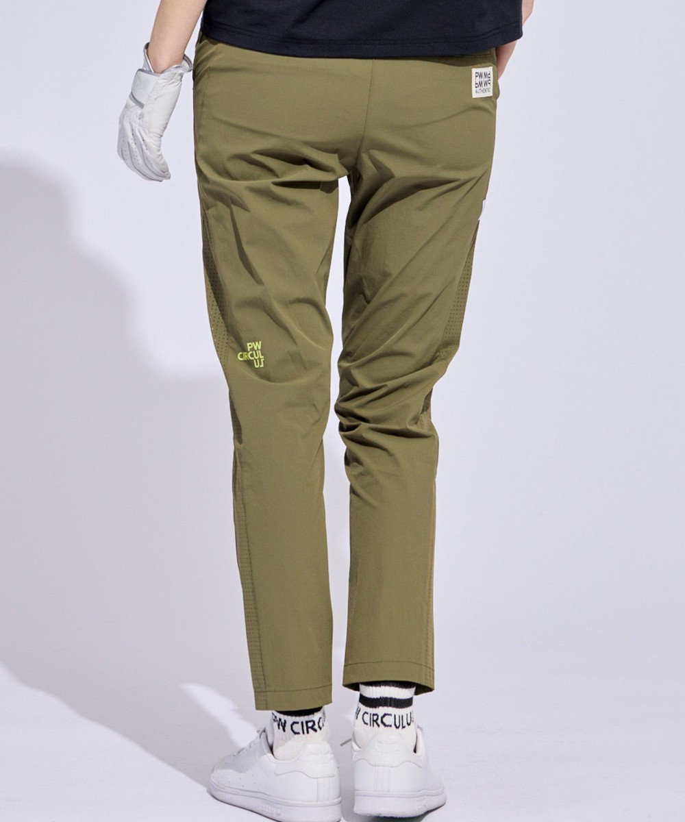 PW CIRCULUS 【WOMEN】サイドパンチング テーパードパンツ ゴルフウェア レディース 