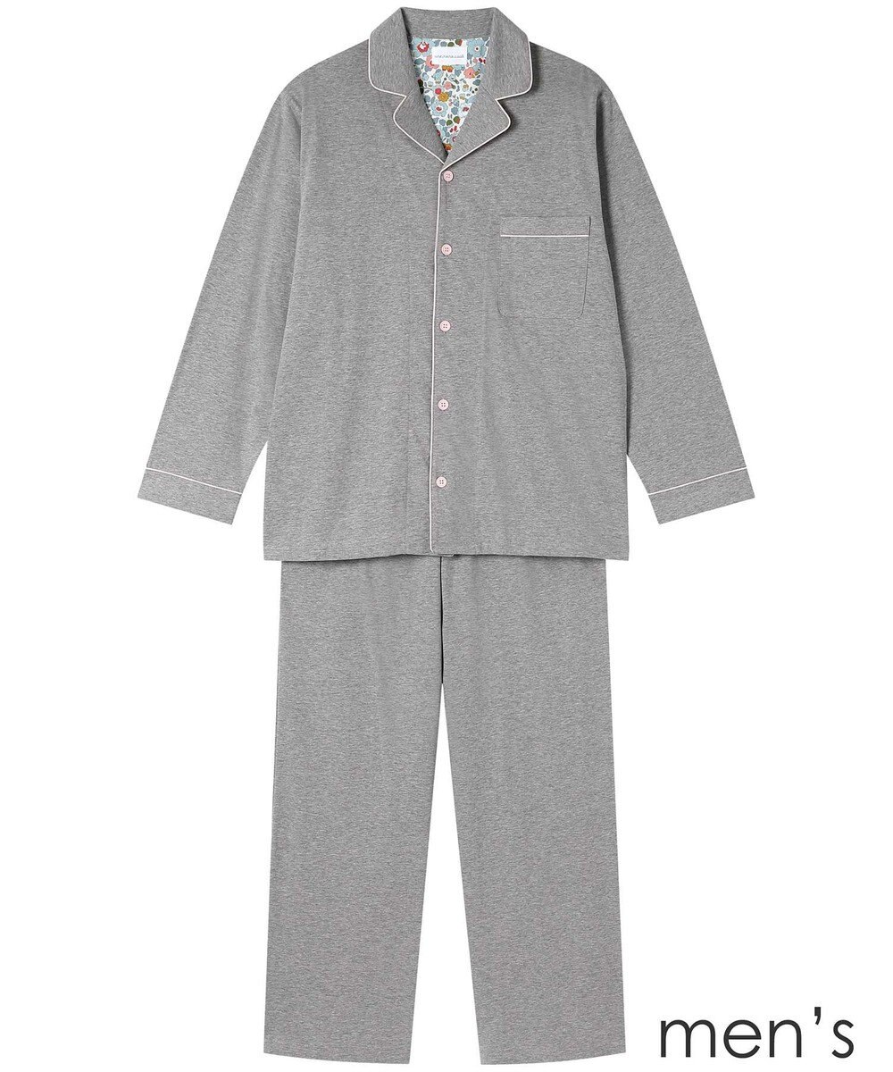 une nana cool 【綿100％】ラスティック天竺メンズパジャマ　ＭＡＤＥ　ＷＩＴＨ　ＬＩＢＥＲＴＹ　ＦＡＢＲＩＣ 