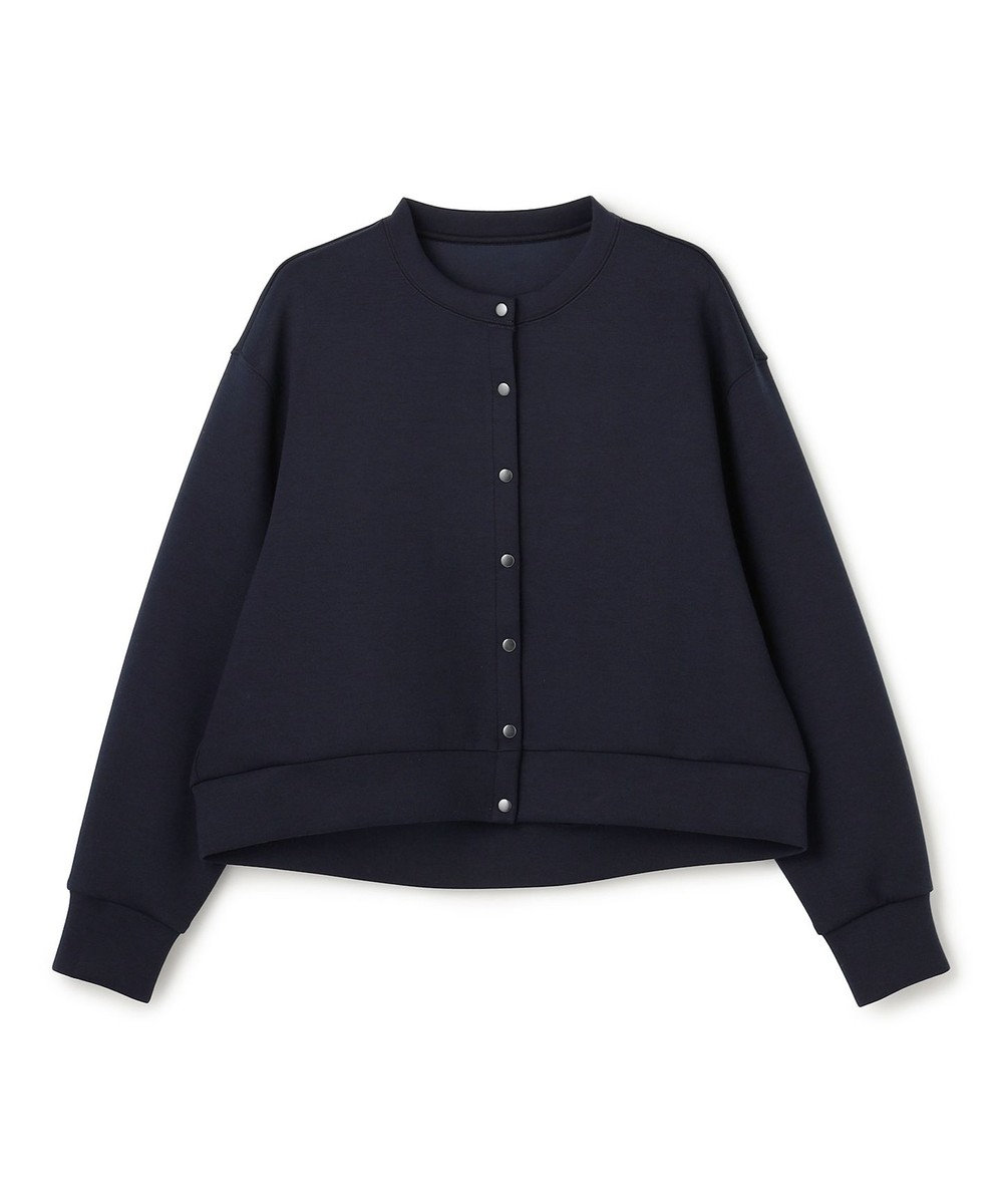 UNFILO L 【野呂佳代さん着用/新色追加】BEAUTY FORM JERSEY スナップカーディガン 