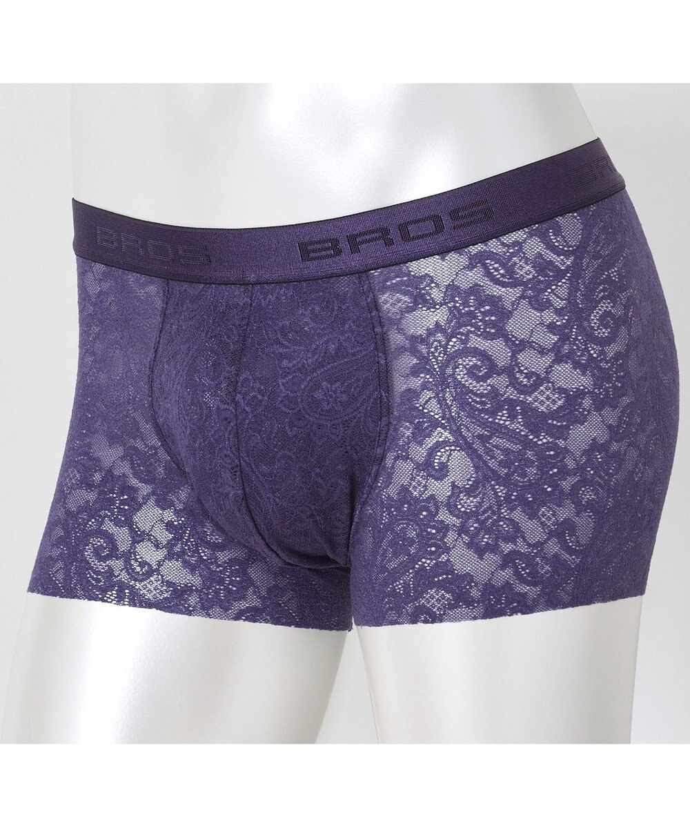 WACOAL MEN ボクサーパンツ 「レースボクサー」 通気性 フロント快適グラマラス 前閉じ GT3340 /ブロス バイ ワコールメン 