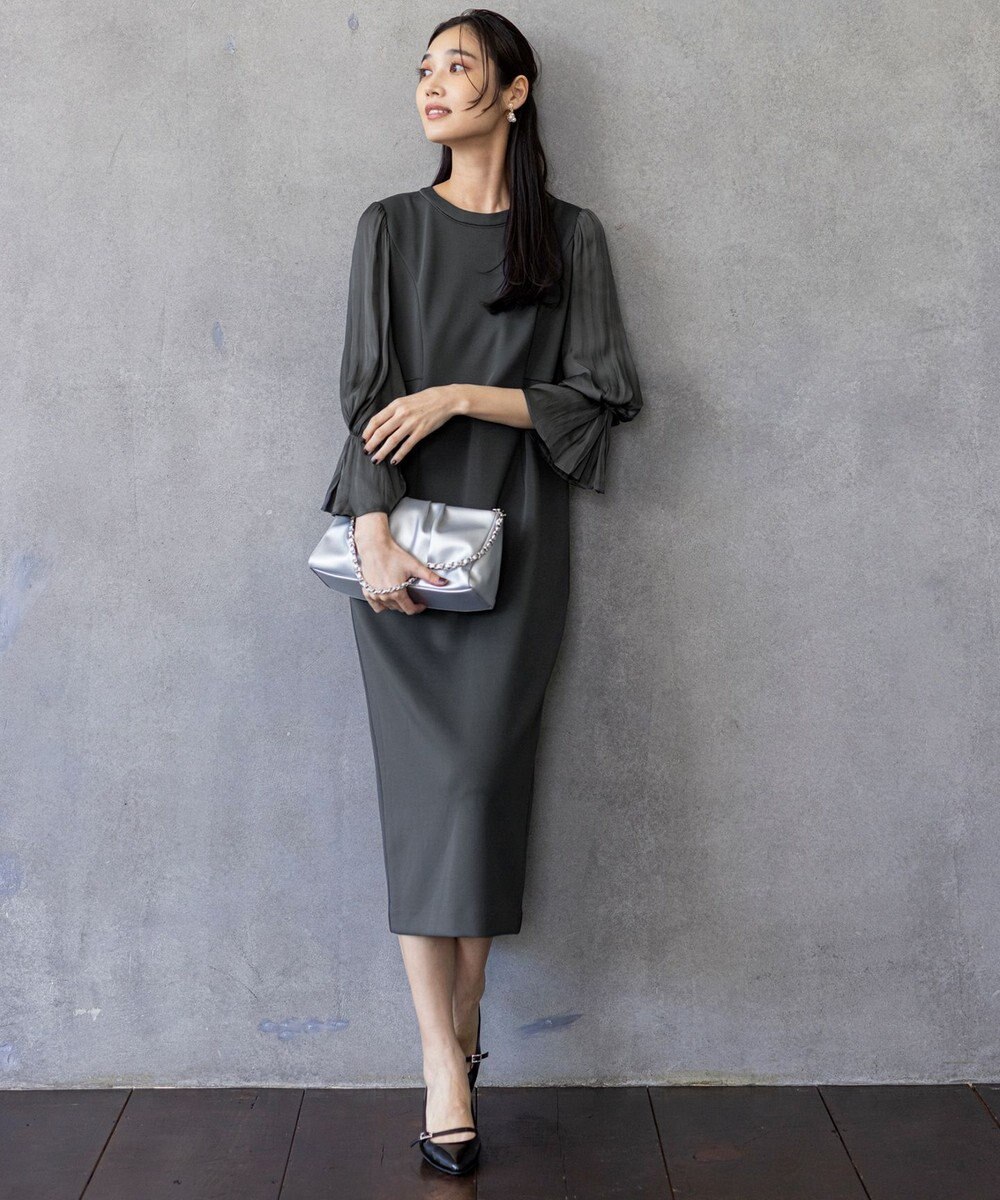 ANY SIS 【2WAY】ギャザーチェーンクラッチショルダー バッグ 