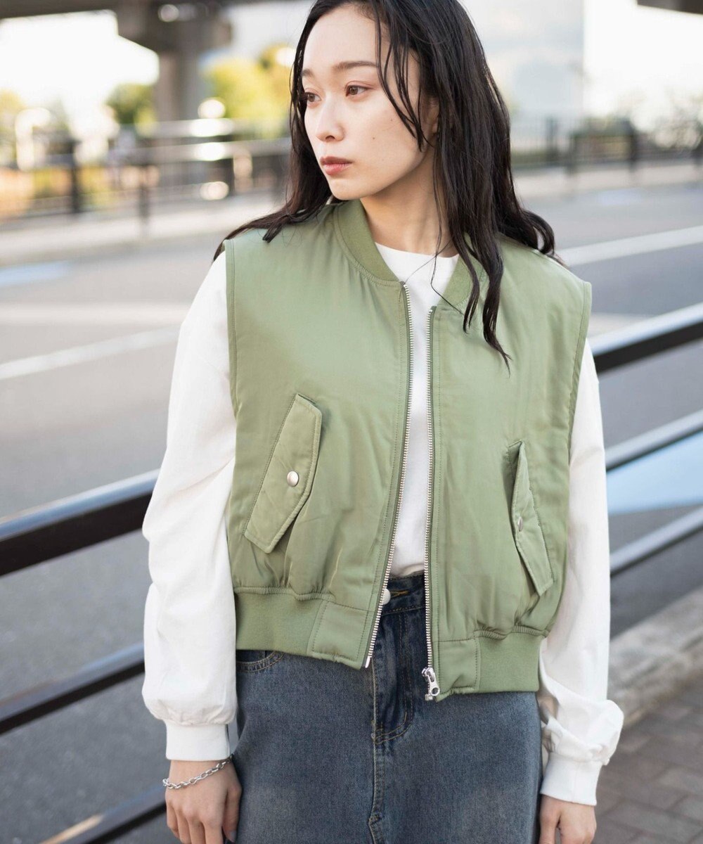 WEGO ショートMA－1ベスト 