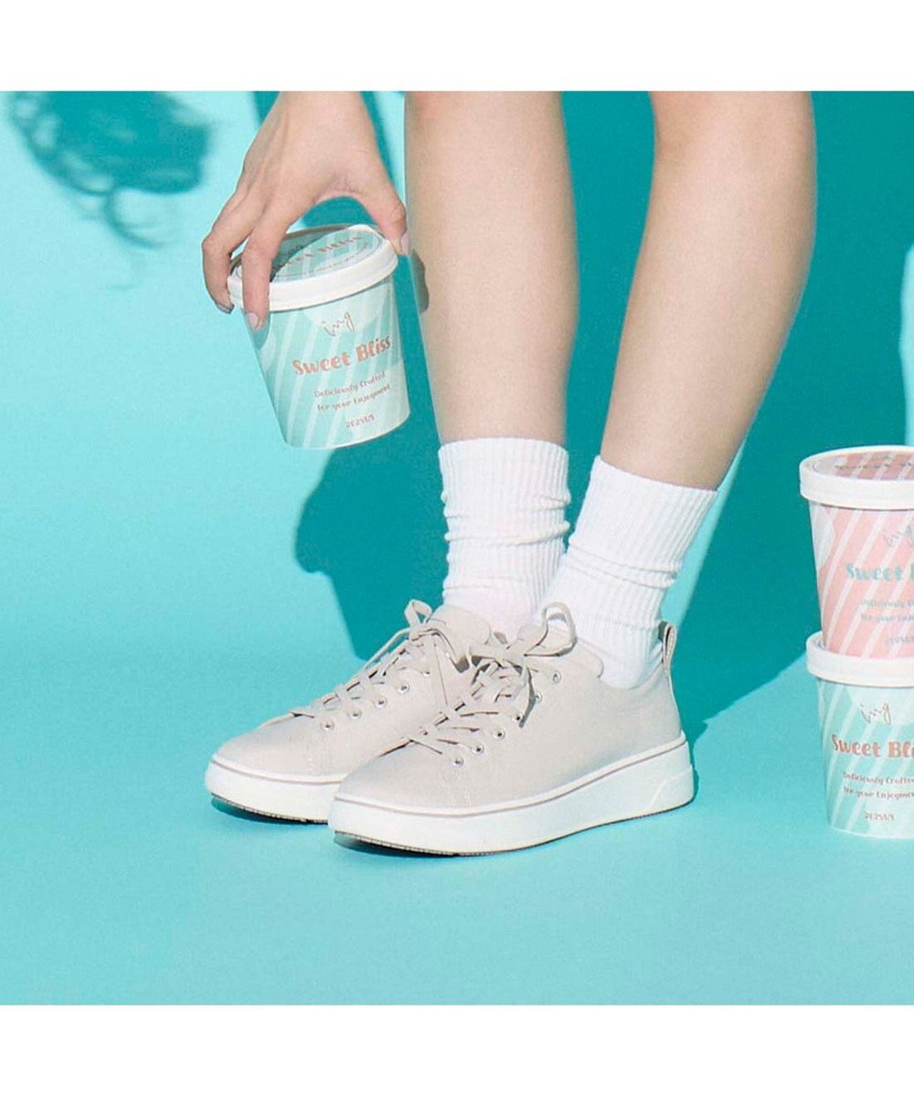 ing <ing>【レイン対応】ローカット厚底スニーカー 