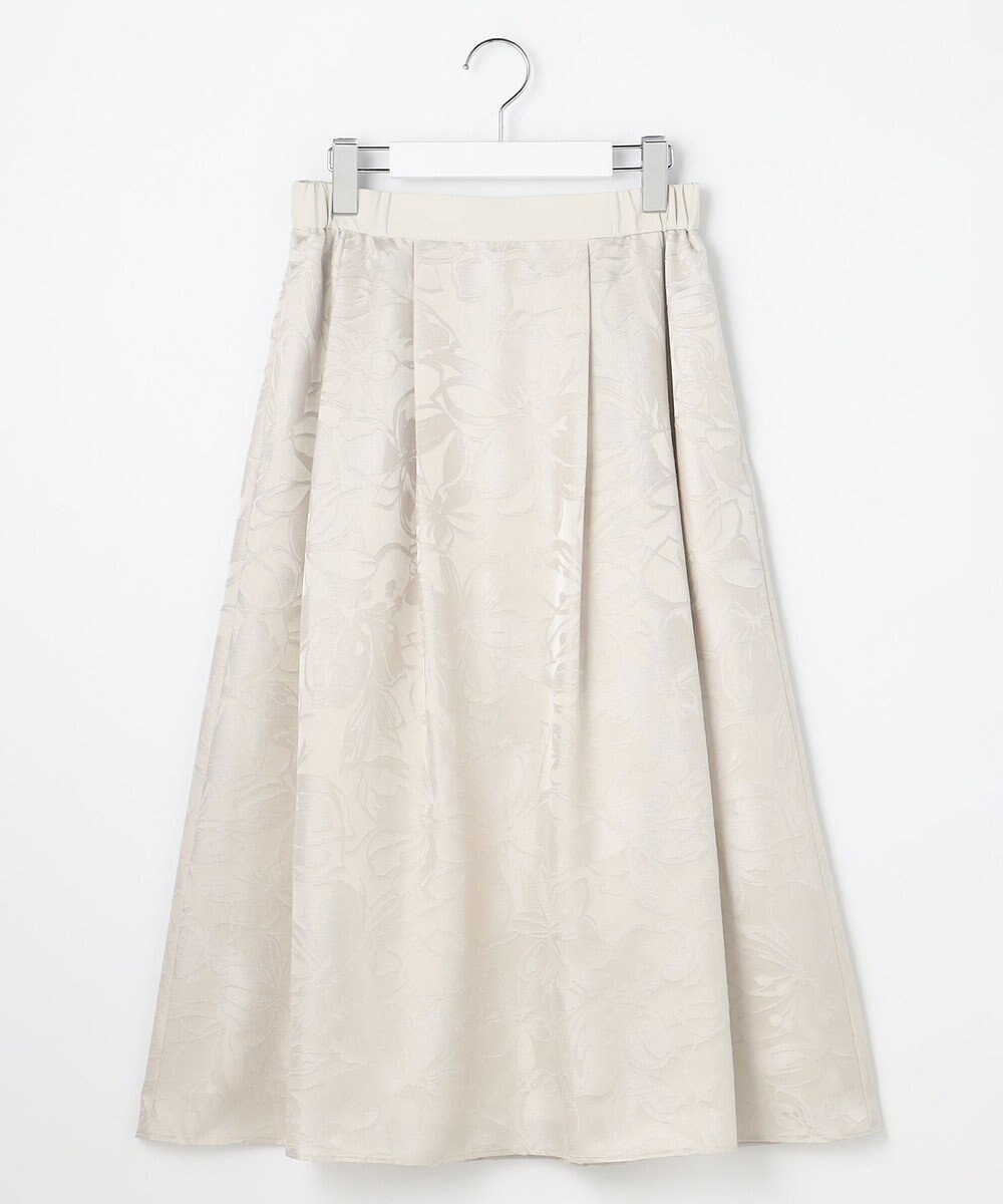 自由区 L 【17号サイズまで展開・セットアップ対応】フラワーオパールプリント スカート 