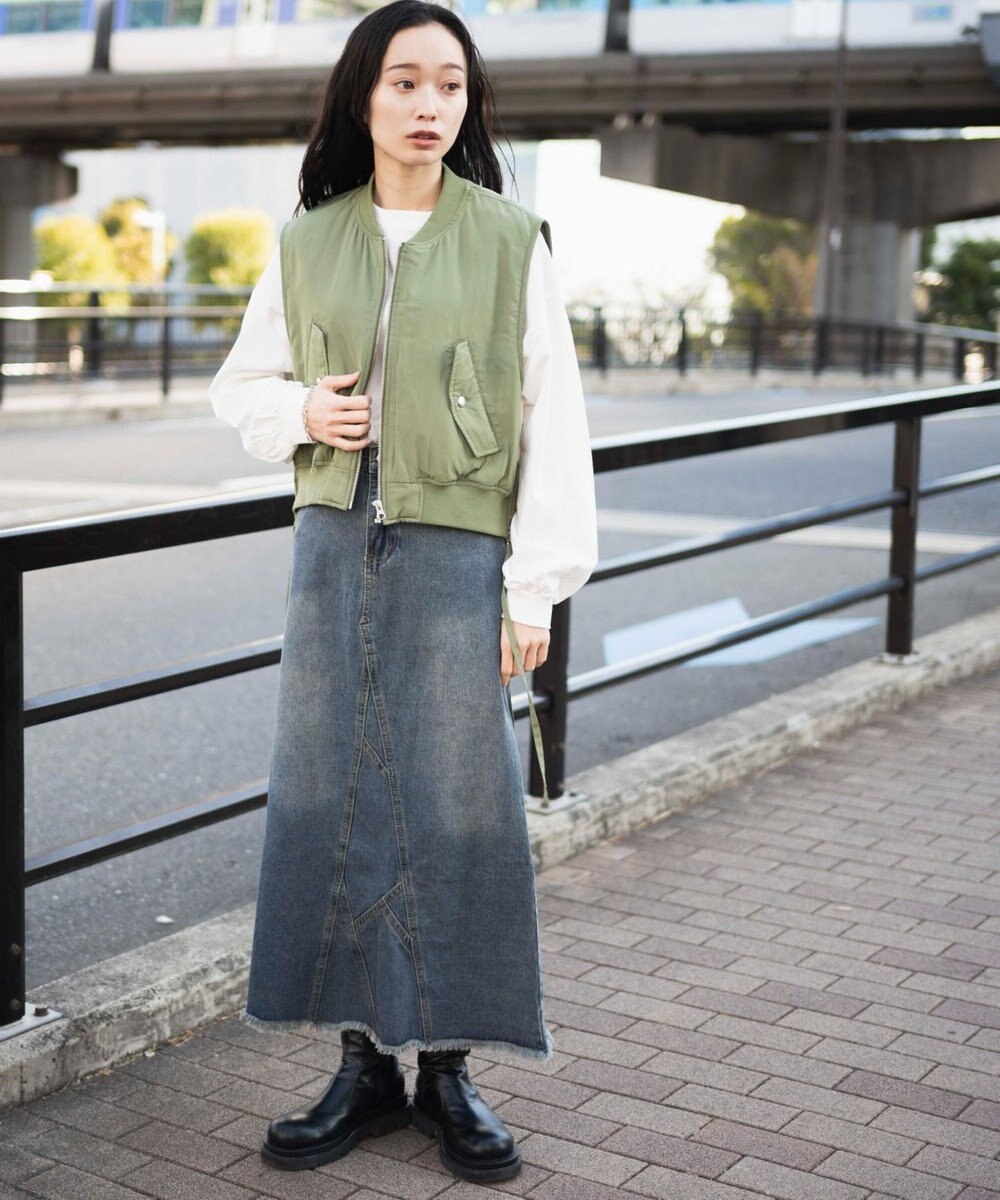 WEGO ショートMA－1ベスト 