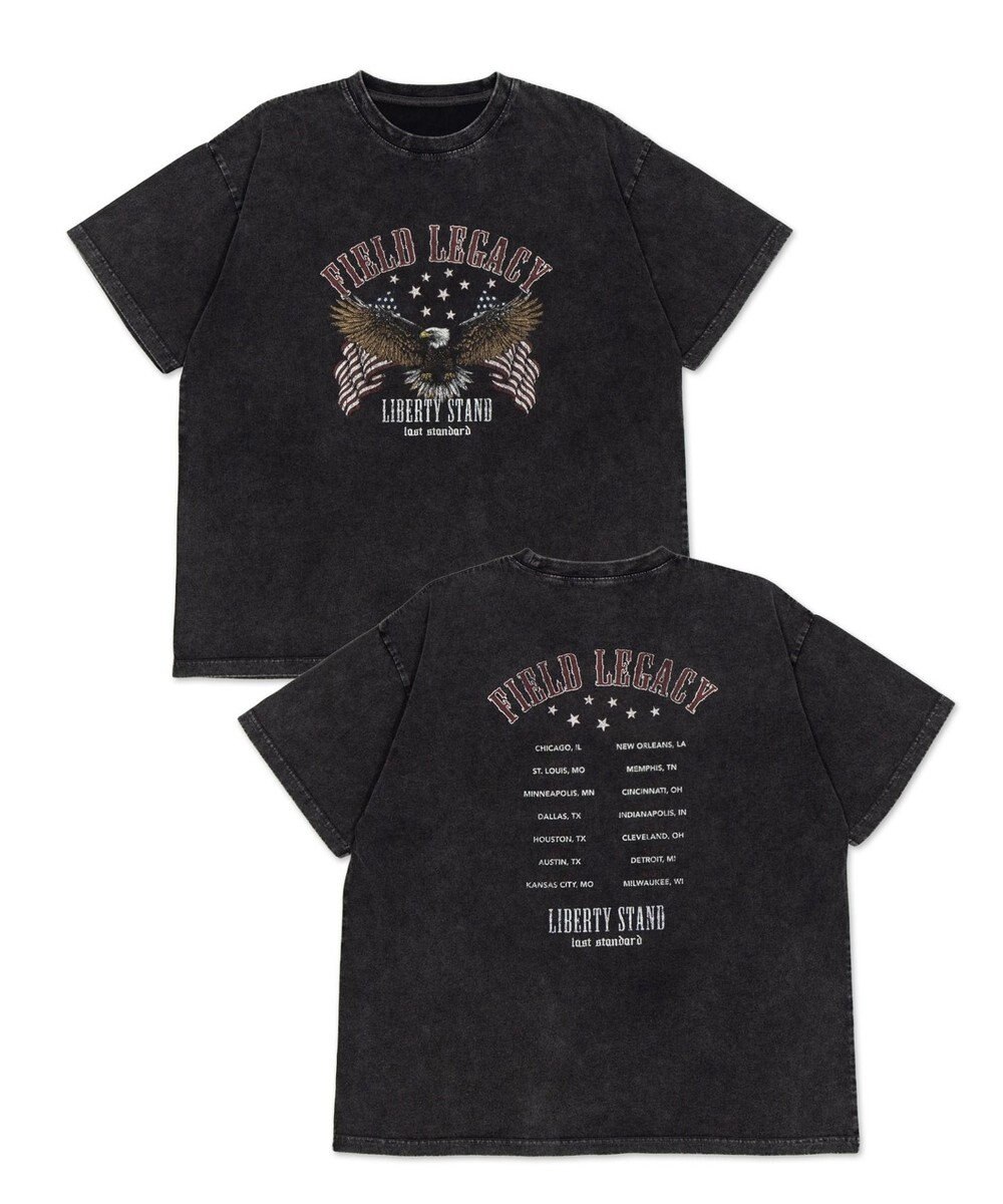 WEGO ヴィンテージウォッシュグラフィックBIGT 