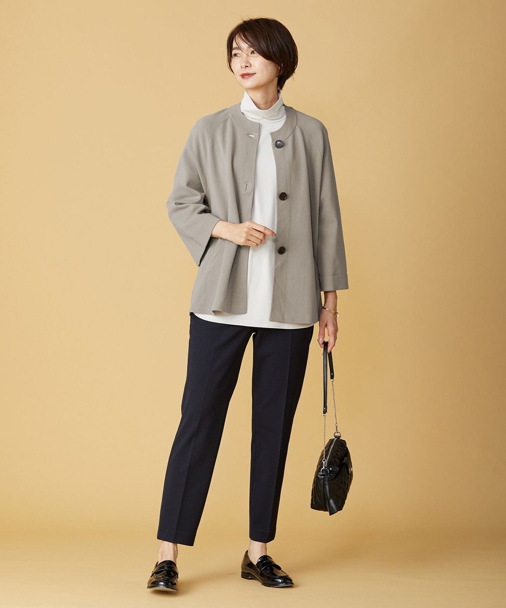 J.PRESS LADIES S タートルジャージー カットソー 