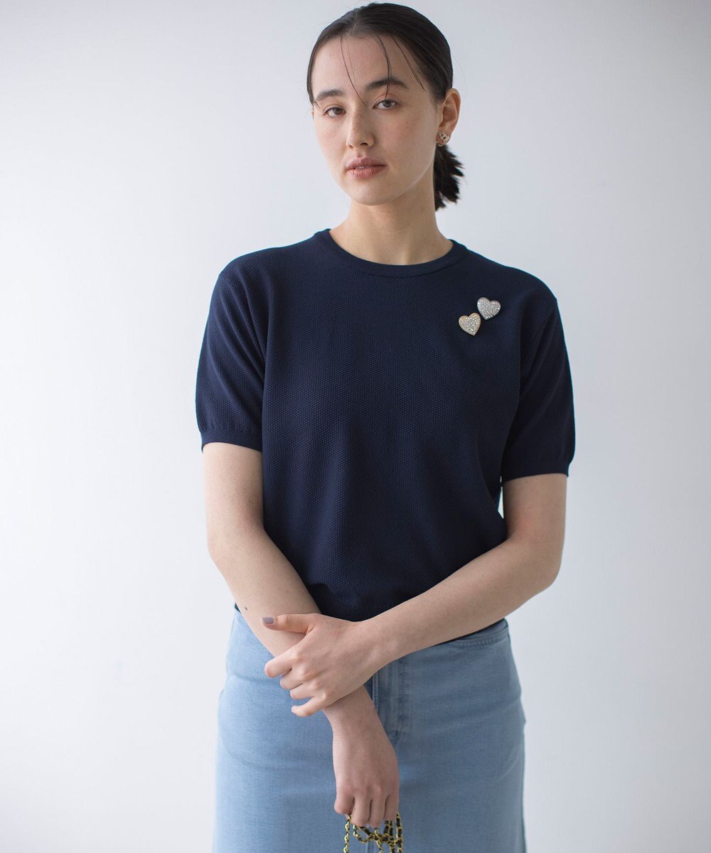 組曲 L カノコニットＴシャツ 