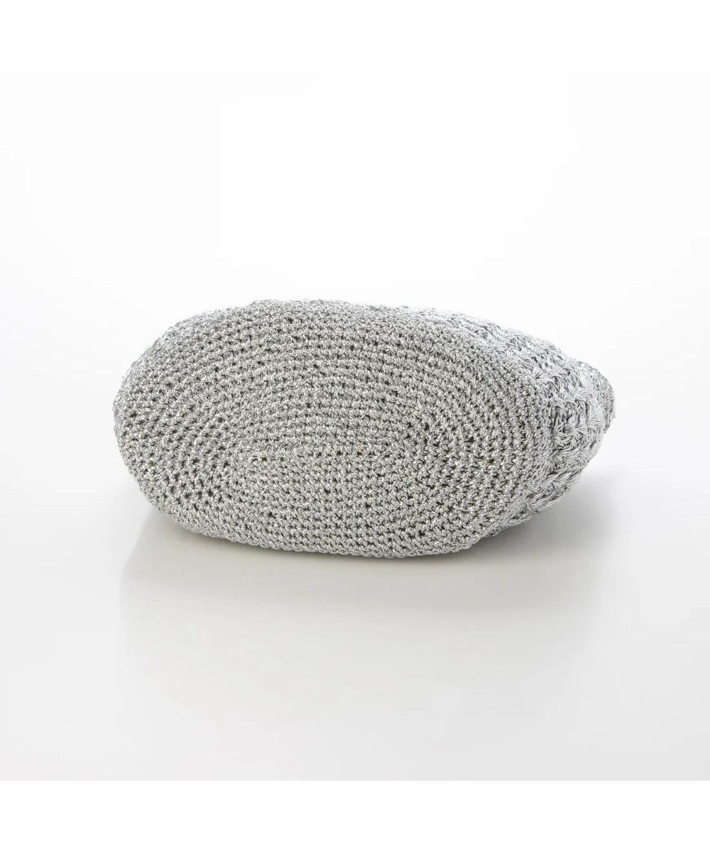 UNBILLION cachecache 柄編みメタリックヤーン2wayミニトート 