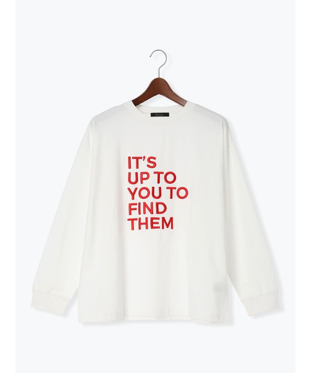 Te chichi エンブロイダリーロゴTシャツ 