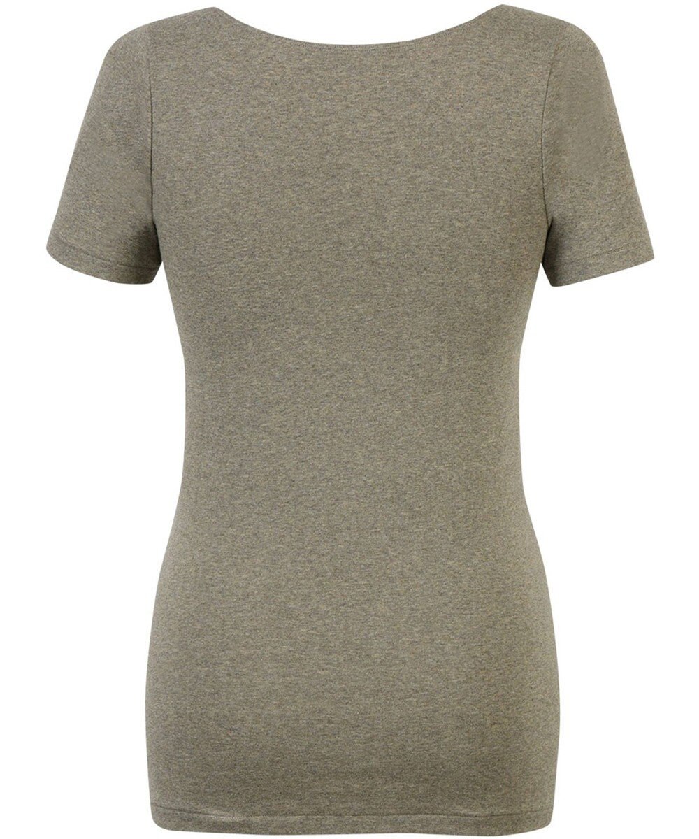 Wing あったかインナー オーガニックコットン混 やわらかくやさしい肌ざわり 【綿の贅沢オーガニック】 綿混 保温性 3分袖 半袖 秋 冬 EL4331 ウイング／ワコール 